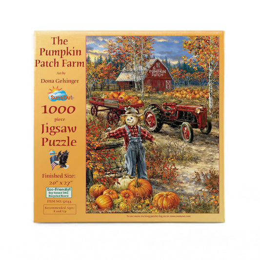 The Pumpkin Patch Farm 1000 pc  Jigsaw Puzzle 57144