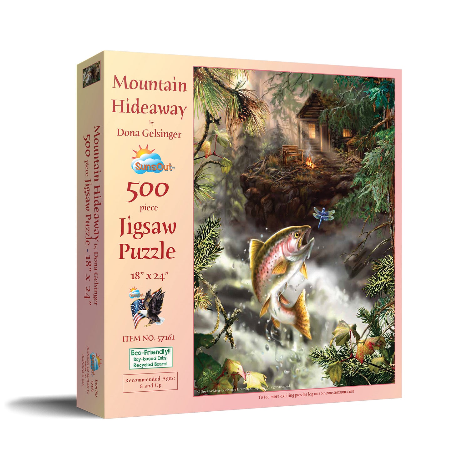 Mountain Hideaway 500 pc  Jigsaw Puzzle 57161