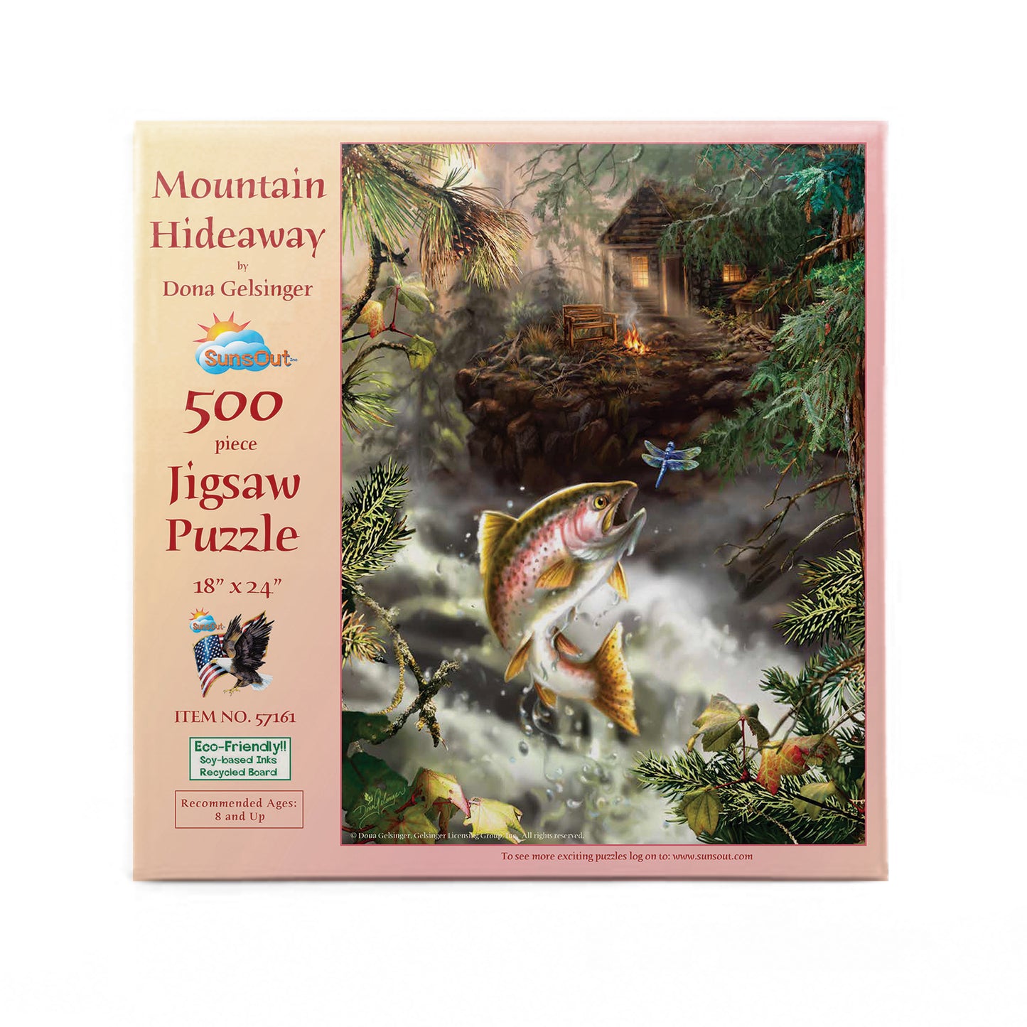 Mountain Hideaway 500 pc  Jigsaw Puzzle 57161