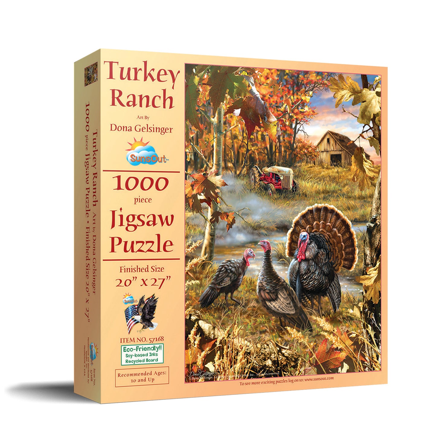 Turkey Ranch 1000 pc  Jigsaw Puzzle 57168
