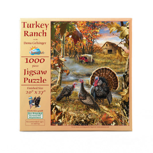 Turkey Ranch 1000 pc  Jigsaw Puzzle 57168