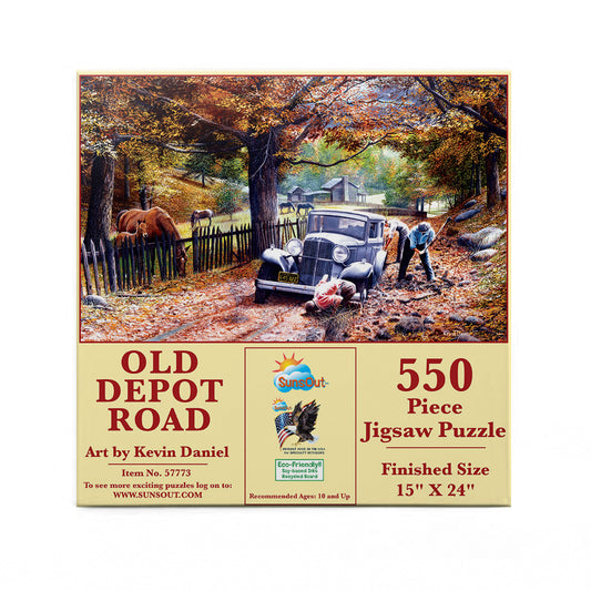 Old Depot Road 550 pc  Jigsaw Puzzle 57773