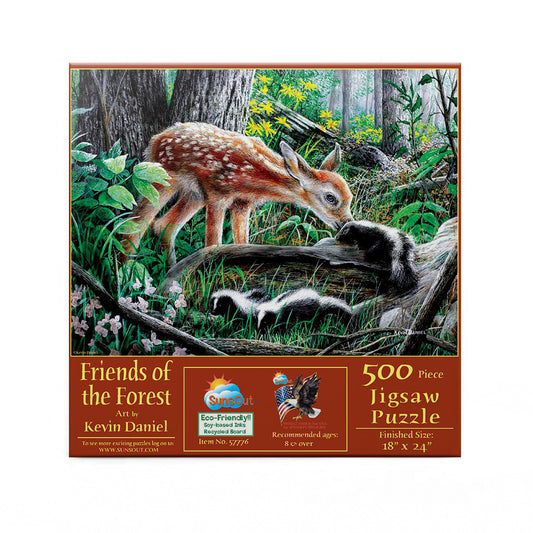 Friends of the Forest 500 pc  Jigsaw Puzzle 57776