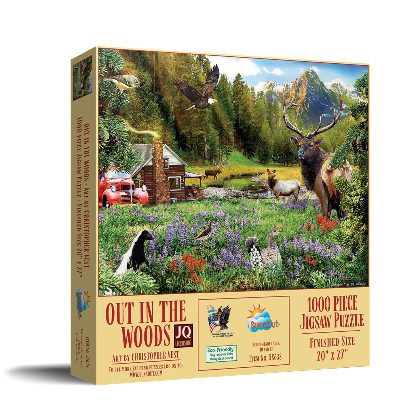 Out in the Woods 1000 pc  Jigsaw Puzzle 58638