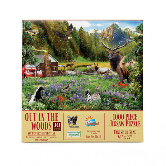 Out in the Woods 1000 pc  Jigsaw Puzzle 58638