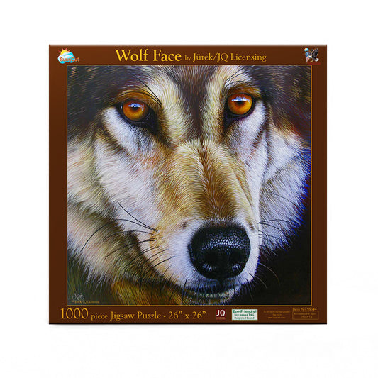 Wolf Face 1000 pc  Jigsaw Puzzle 58644