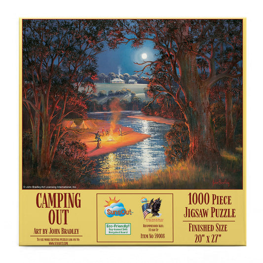 Camping Out 1000 pc  Jigsaw Puzzle 59008