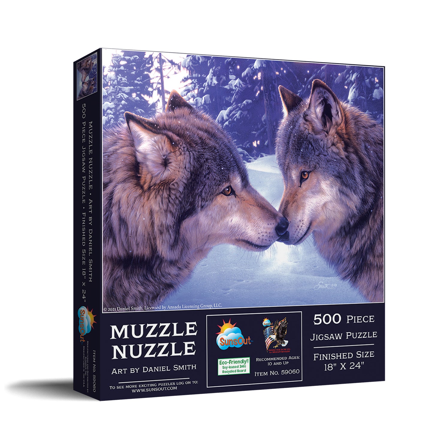 Muzzle Nuzzle 500 pc  Jigsaw Puzzle 59060