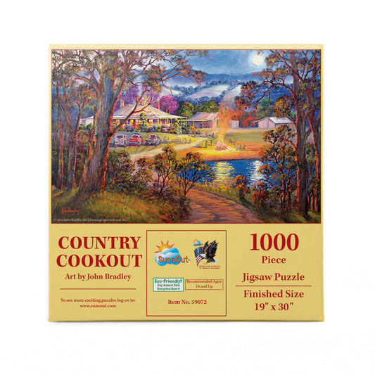 Country Cookout 1000 pc  Jigsaw Puzzle 59072
