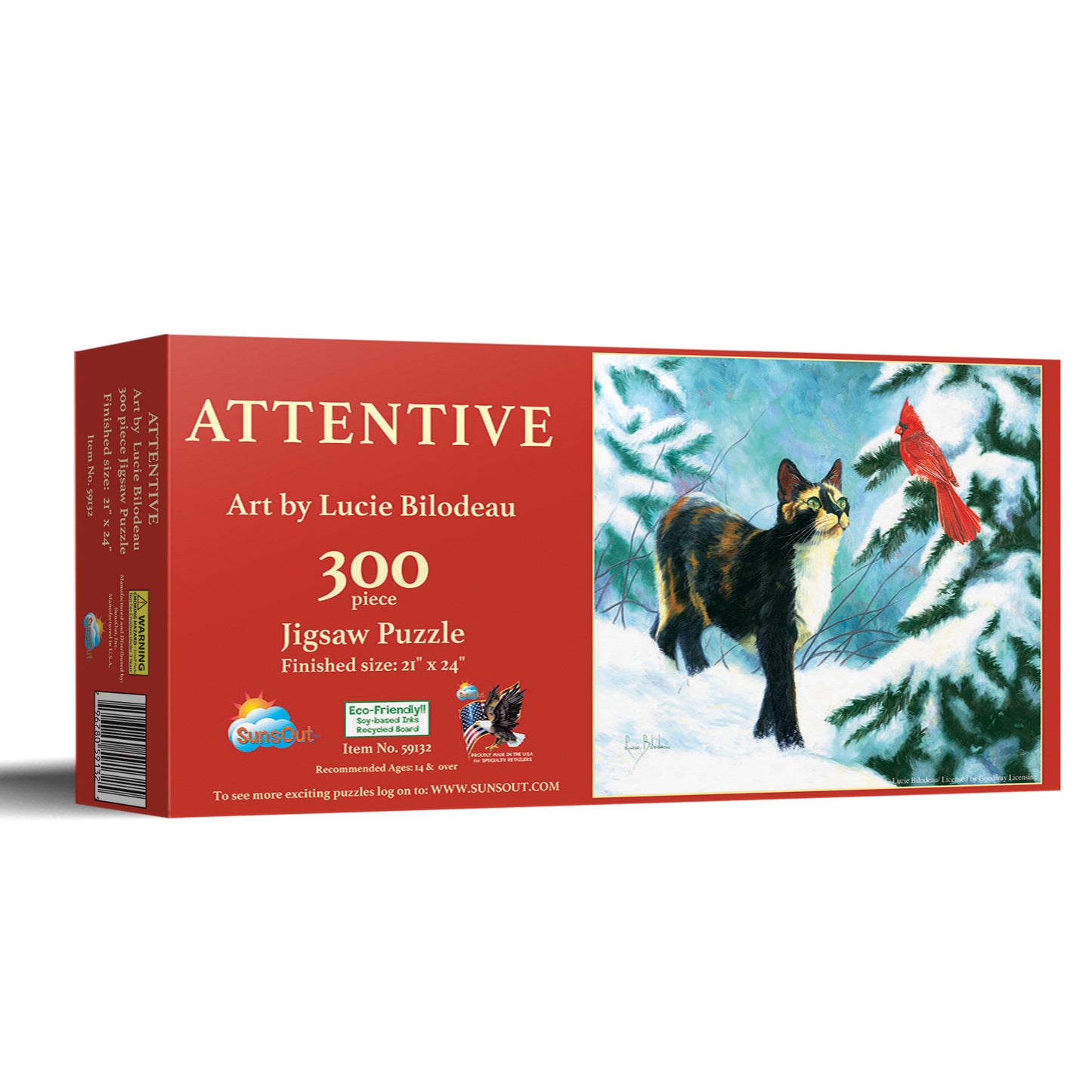 Attentive 300 pc  Jigsaw Puzzle 59132