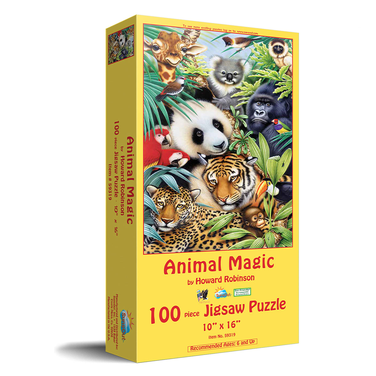 Animal Magic 100 pc  Jigsaw Puzzle 59319