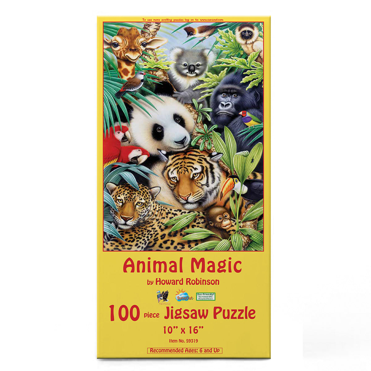 Animal Magic 100 pc  Jigsaw Puzzle 59319