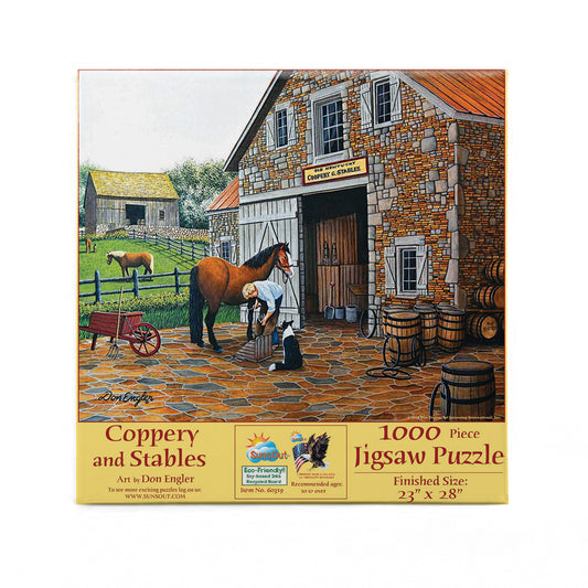 Coppery and Stables 1000 pc  Jigsaw Puzzle 60319