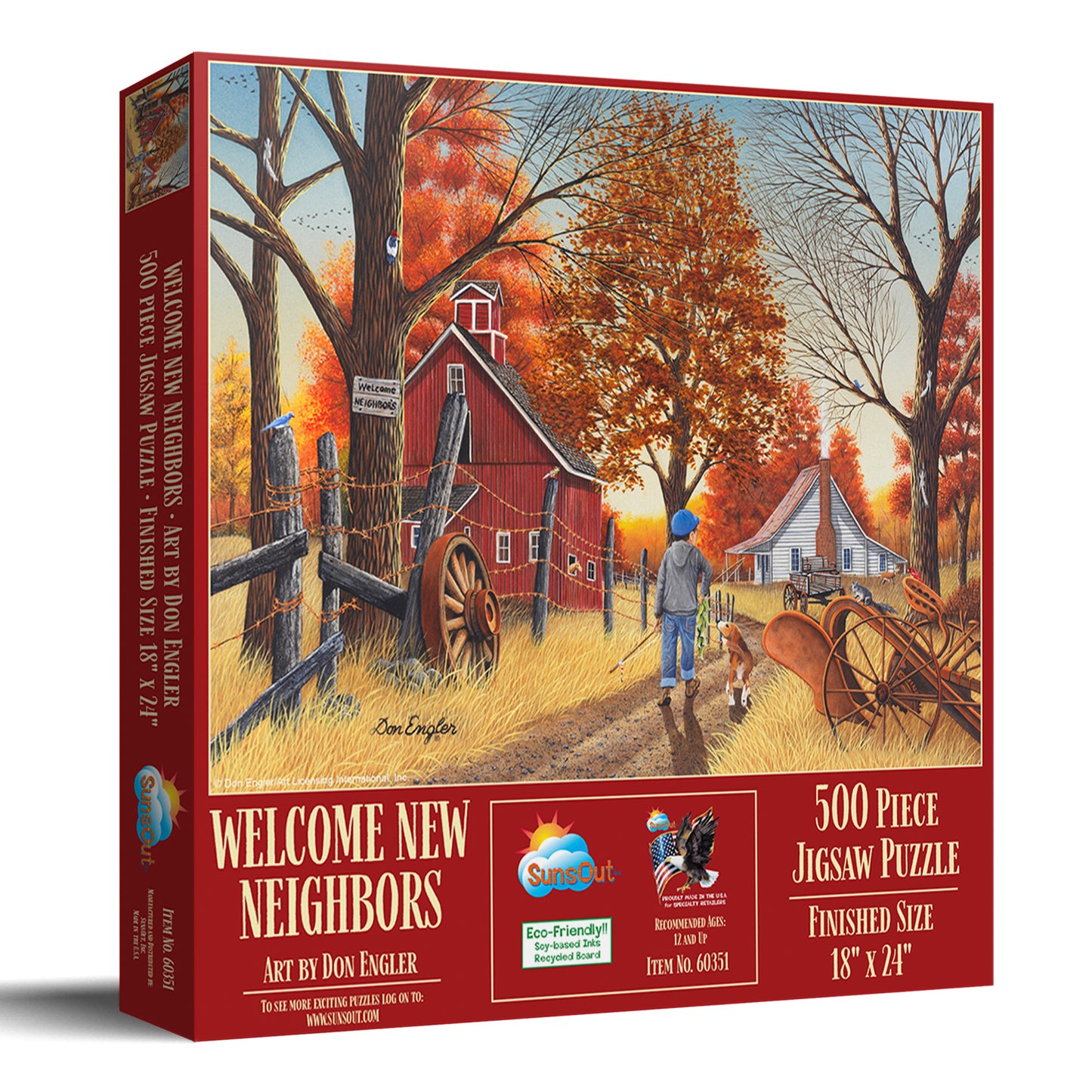 Welcome New Neighbors 500 pc  Jigsaw Puzzle 60351