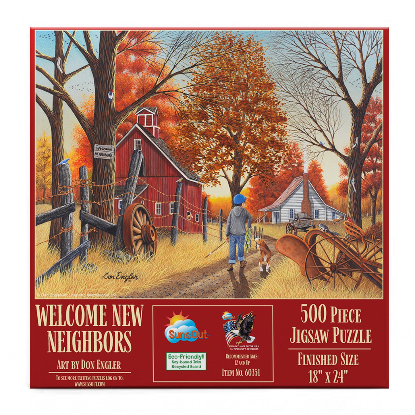 Welcome New Neighbors 500 pc  Jigsaw Puzzle 60351