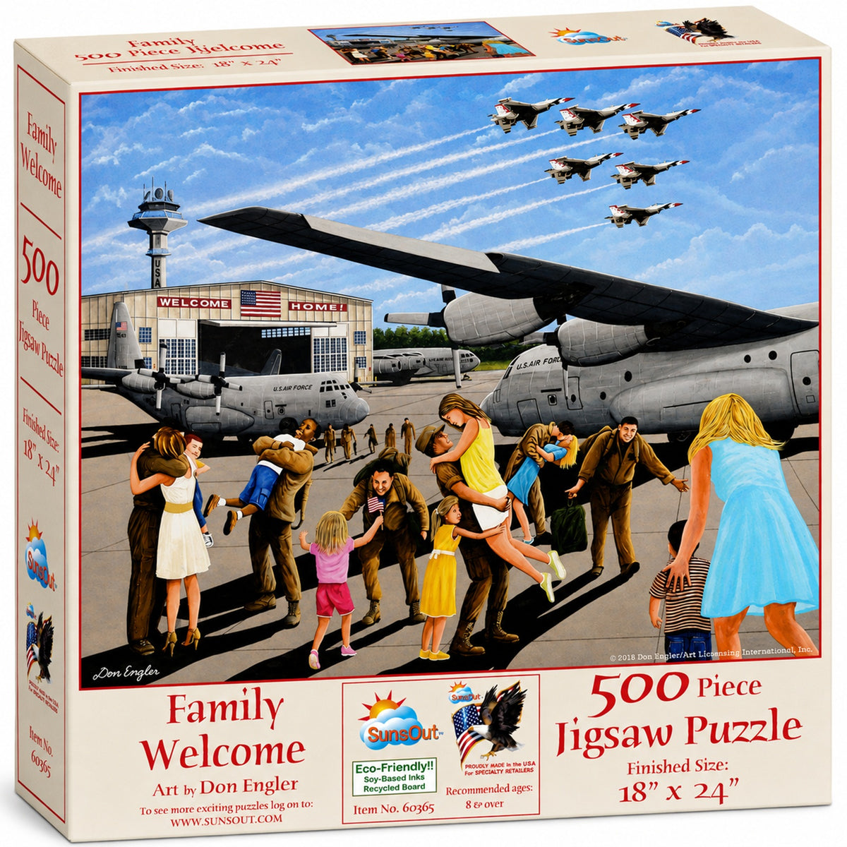 Family Welcome 500 pc  Jigsaw Puzzle 60365
