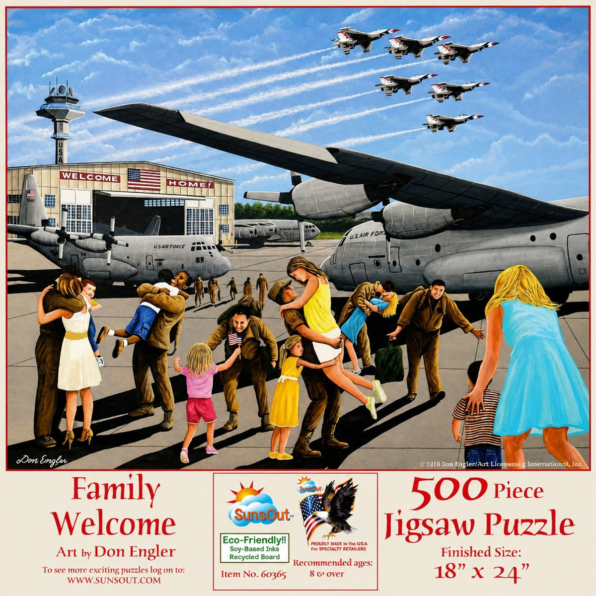 Family Welcome 500 pc  Jigsaw Puzzle 60365