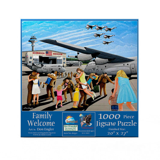 Family Welcome 1000 pc  Jigsaw Puzzle 60372