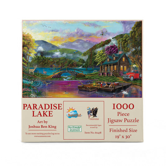 Paradise Lake 1000 pc  Jigsaw Puzzle 60438