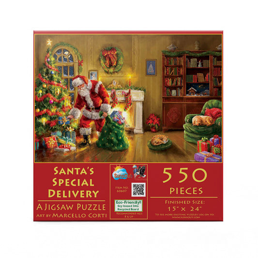 Santa's Special Delivery 550 pc  Jigsaw Puzzle 60607