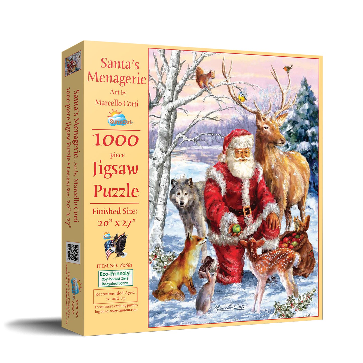 Santa's Menagerie 1000 pc  Jigsaw Puzzle 60661