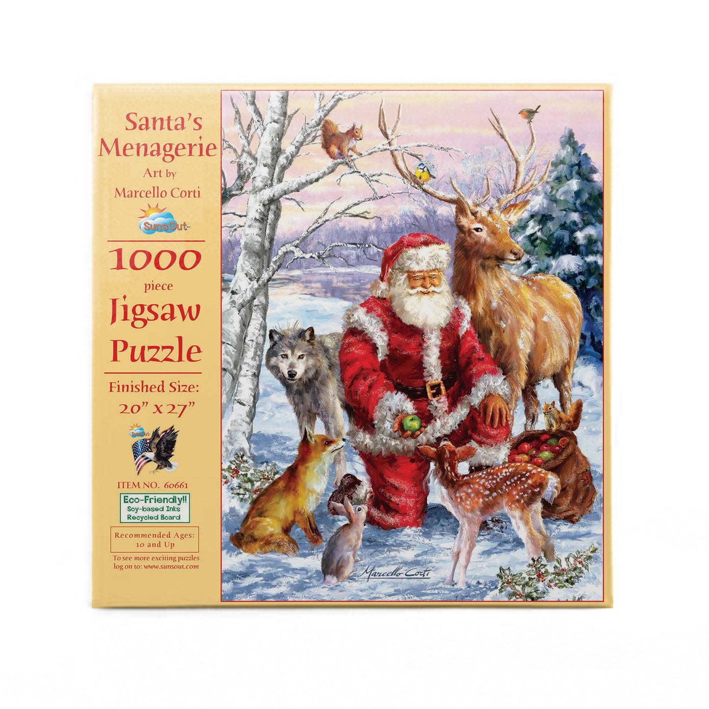 Santa's Menagerie 1000 pc  Jigsaw Puzzle 60661