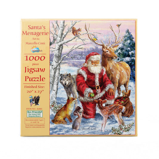 Santa's Menagerie 1000 pc  Jigsaw Puzzle 60661