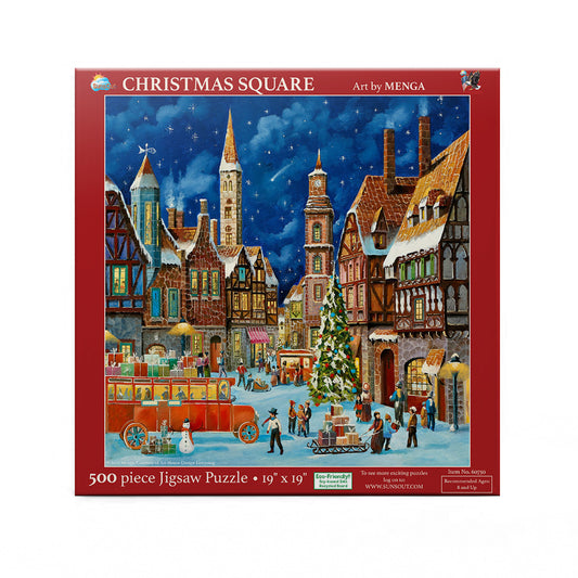 Christmas Square 500 pc  Jigsaw Puzzle 60750