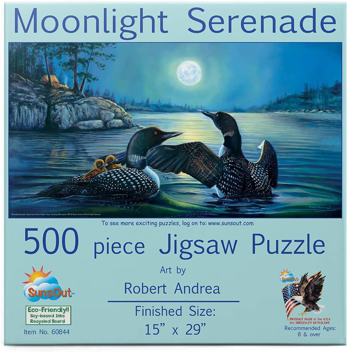 Moonlight Serenade 500 pc  Jigsaw Puzzle 60844