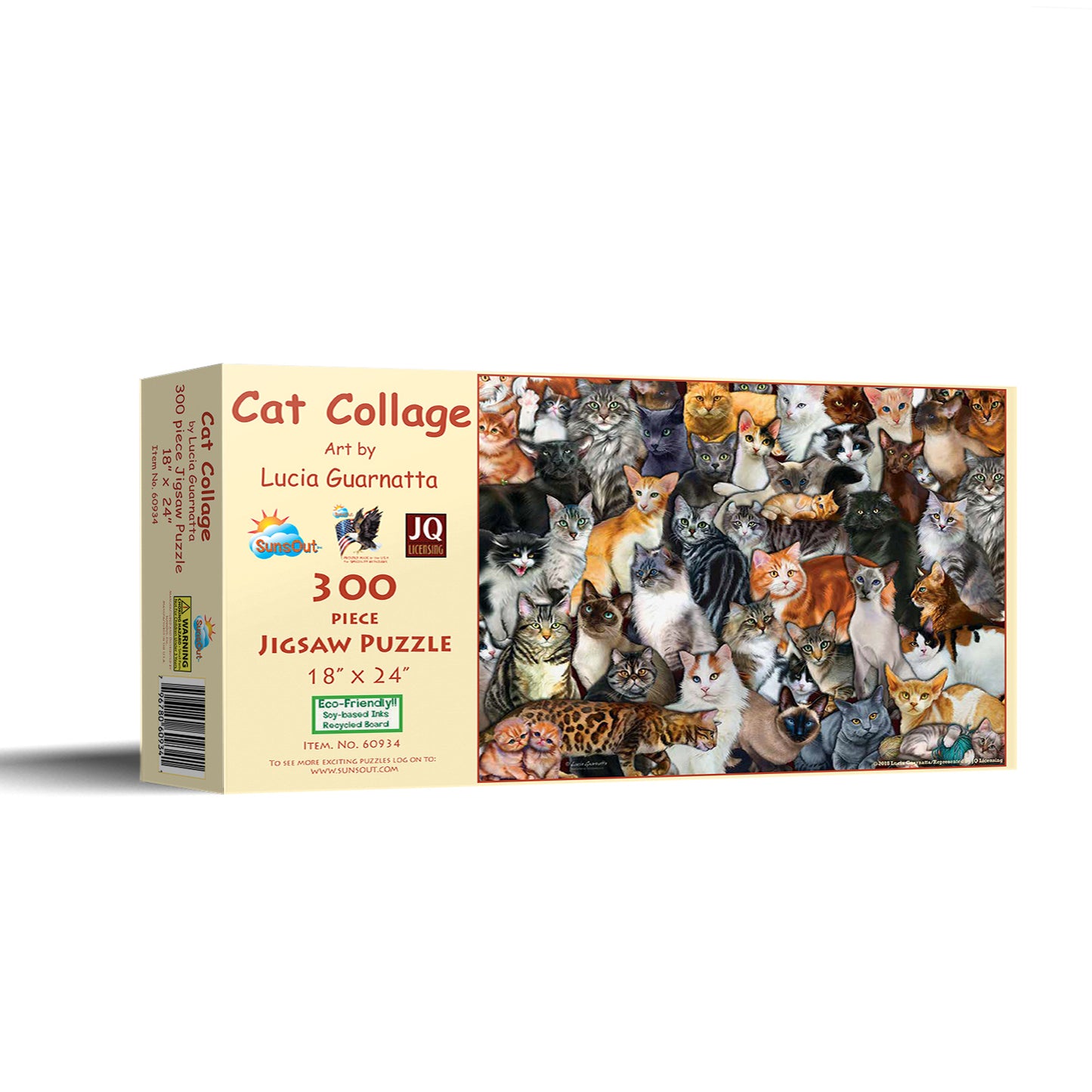 Cat Collage 300 pc  Jigsaw Puzzle 60934