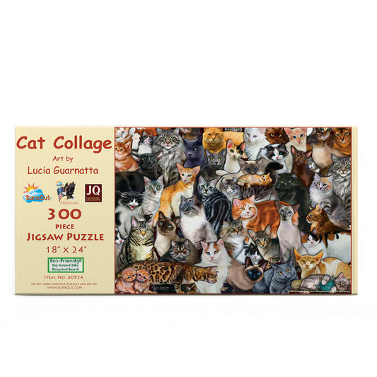 Cat Collage 300 pc  Jigsaw Puzzle 60934