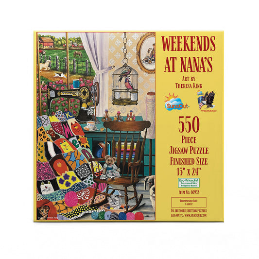 Weekends at Nana's 550 pc  Jigsaw Puzzle 60952