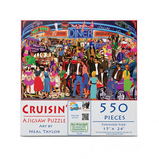 Cruisin 550 pc  Jigsaw Puzzle 61512