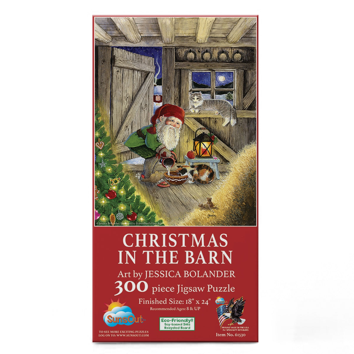 Christmas in the Barn 300 pc  Jigsaw Puzzle 61530