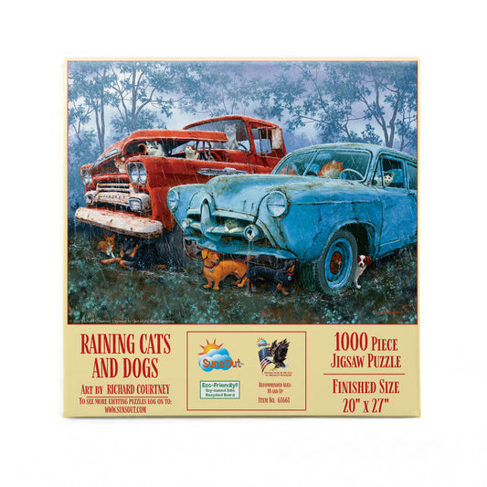 Raining Cats and Dogs 1000 pc  Jigsaw Puzzle 61661