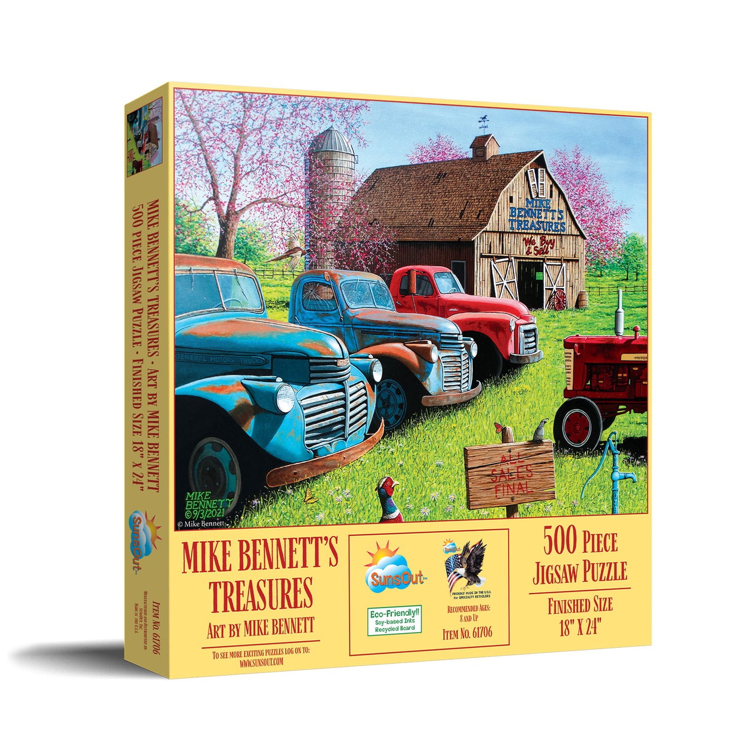 Mike Bennett's Treasures 500 pc  Jigsaw Puzzle 61706