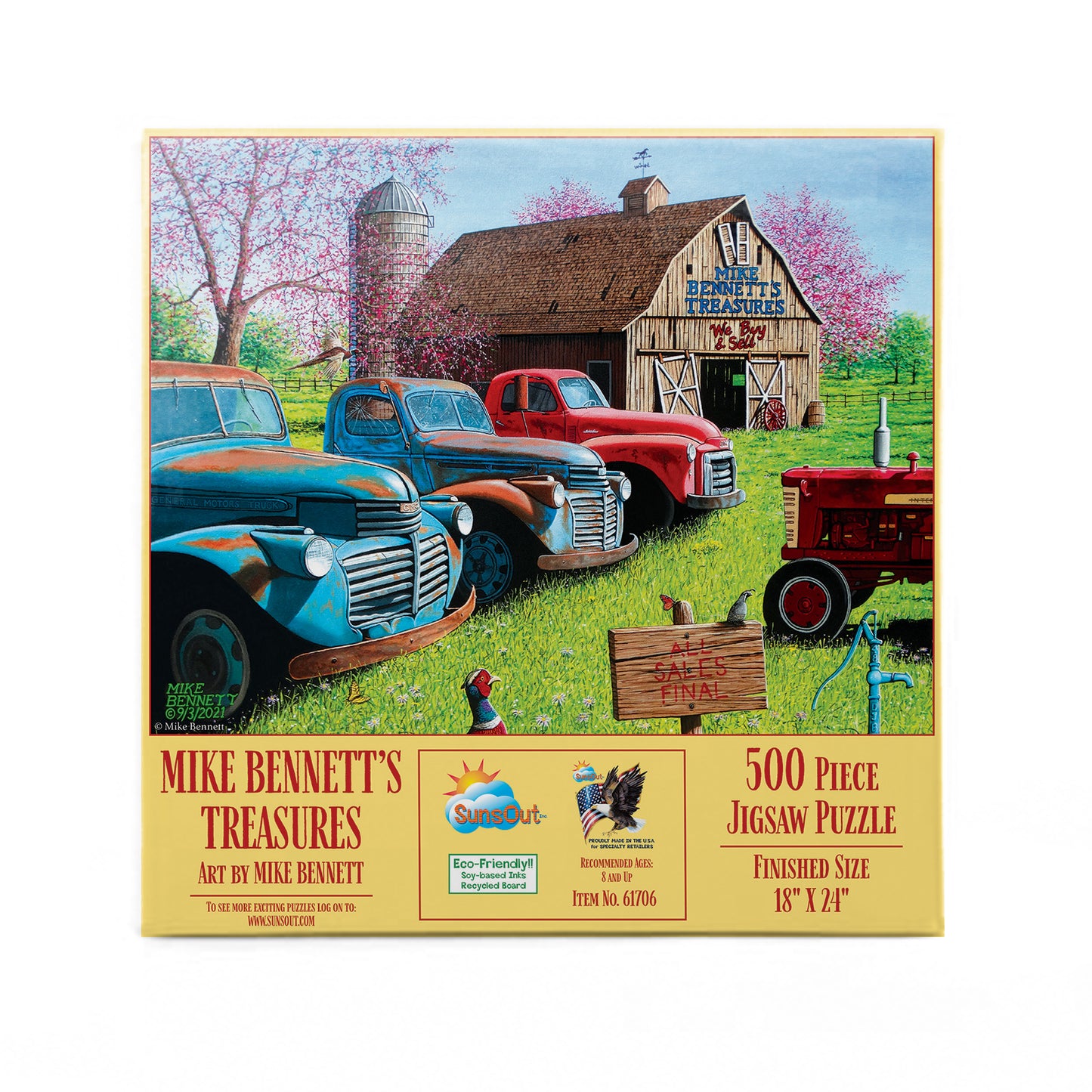Mike Bennett's Treasures 500 pc  Jigsaw Puzzle 61706