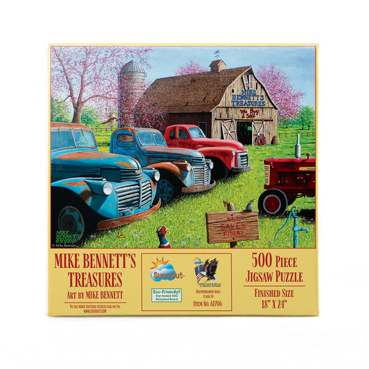 Mike Bennett's Treasures 500 pc  Jigsaw Puzzle 61706