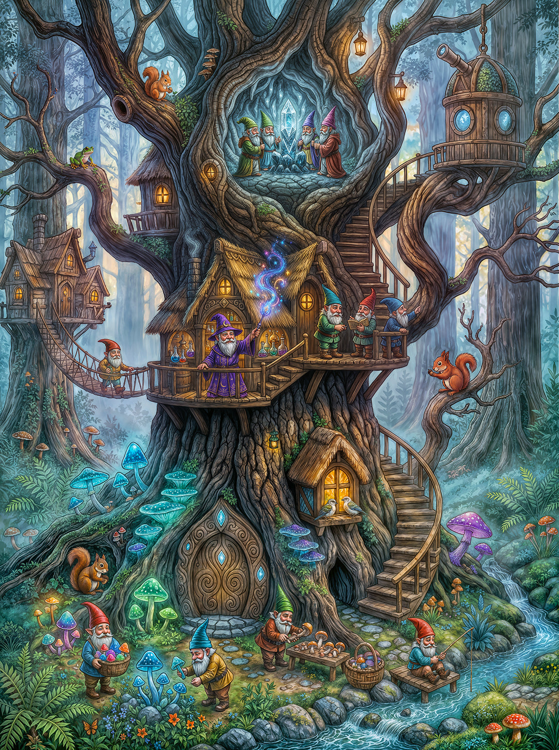 Gnomes in the Forest 1000 pc  Jigsaw Puzzle 61827