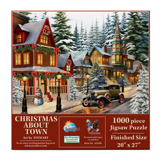 Christmas About Town 1000 pc  Jigsaw Puzzle 61830
