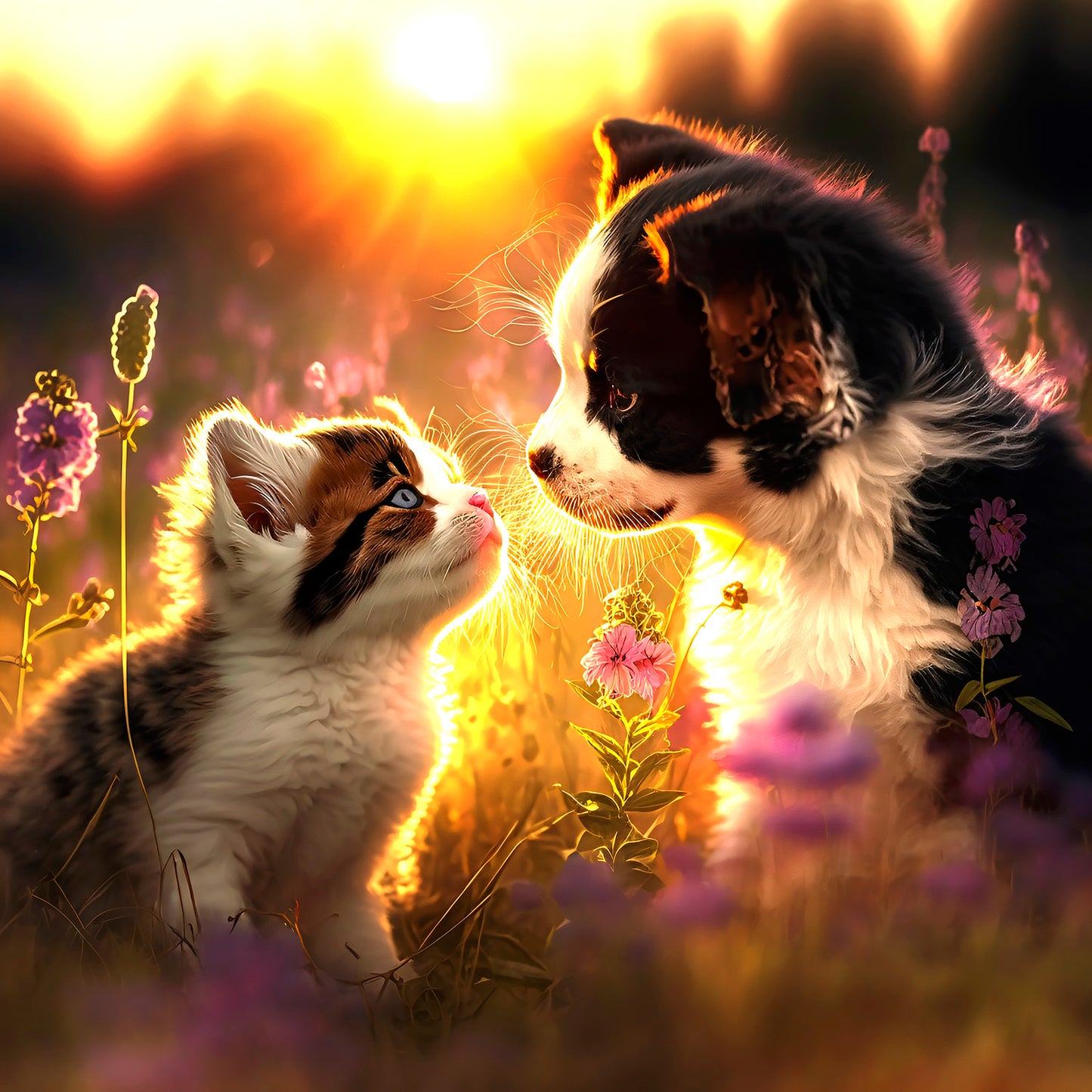 Cats and Dogs 500 pc  Jigsaw Puzzle 61870