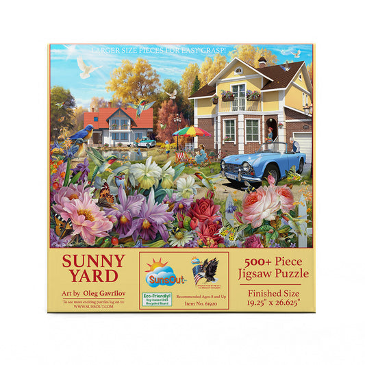 Sunny Yard 500 pc Large Pieces Jigsaw Puzzle 61920