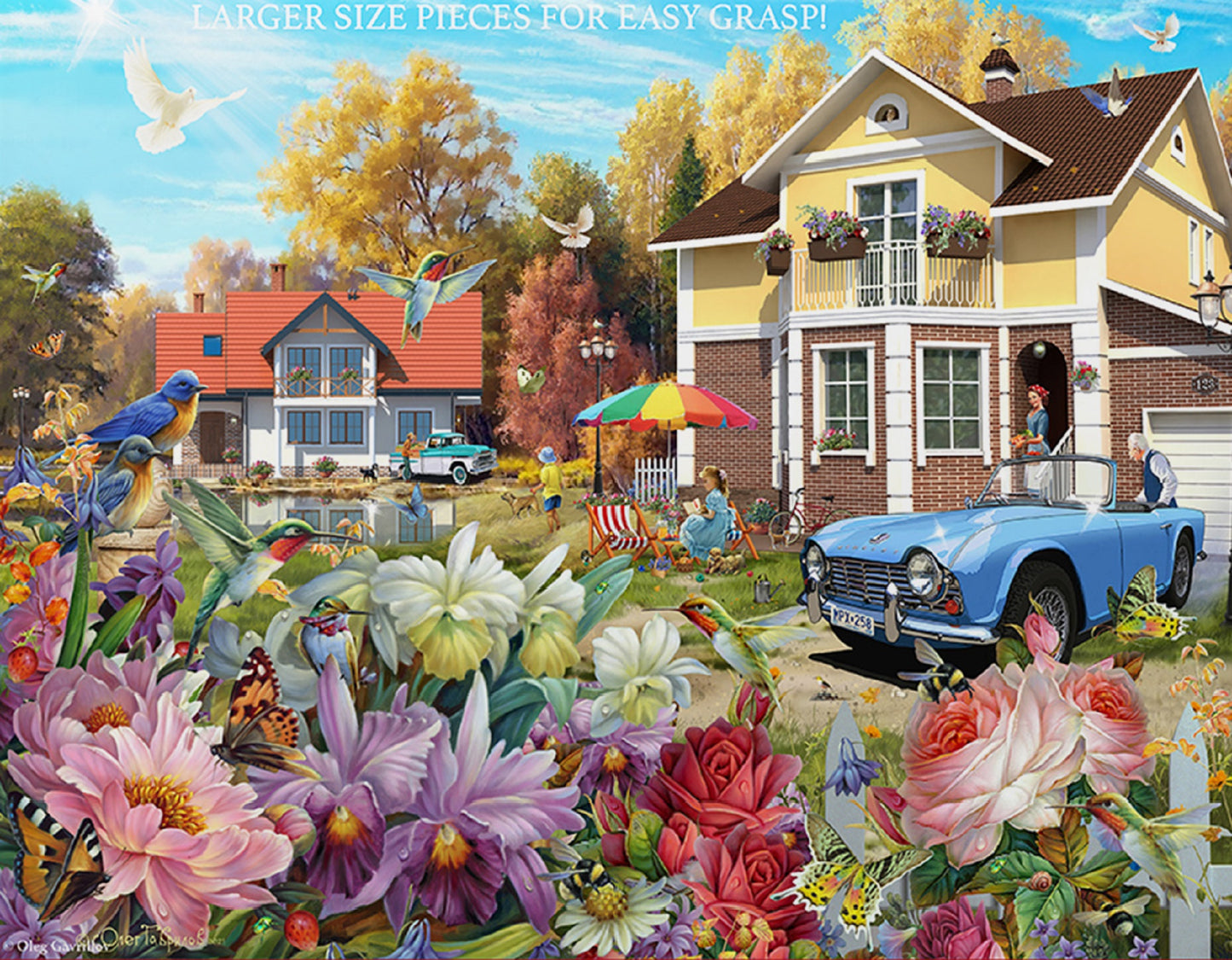 Sunny Yard 500 pc Large Pieces Jigsaw Puzzle 61920