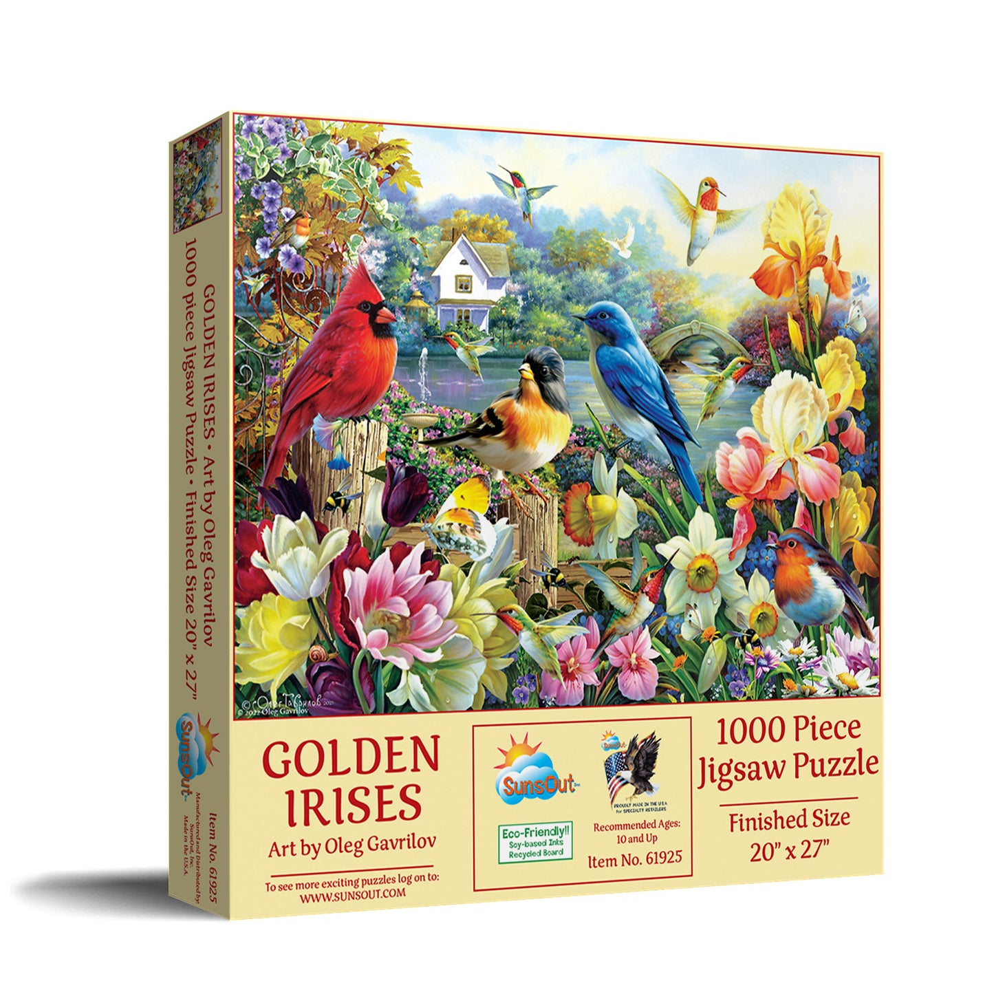 Golden Irises 1000 pc  Jigsaw Puzzle 61925