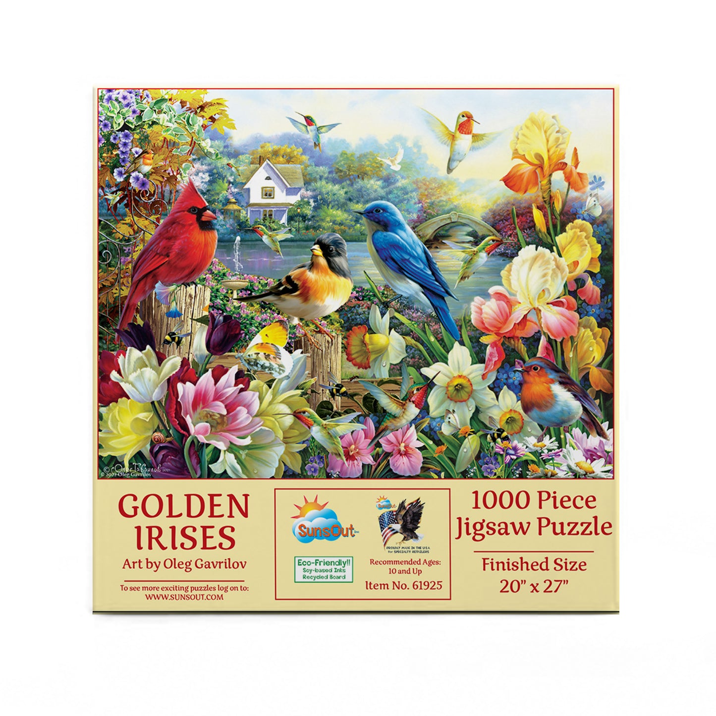 Golden Irises 1000 pc  Jigsaw Puzzle 61925