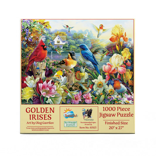 Golden Irises 1000 pc  Jigsaw Puzzle 61925