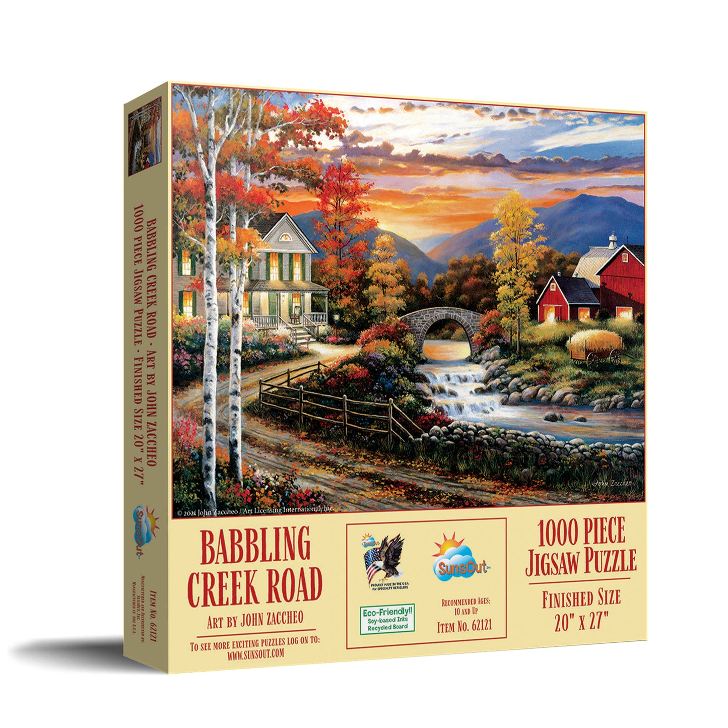 Babbling Creek Road 1000 pc  Jigsaw Puzzle 62121