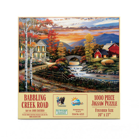 Babbling Creek Road 1000 pc  Jigsaw Puzzle 62121