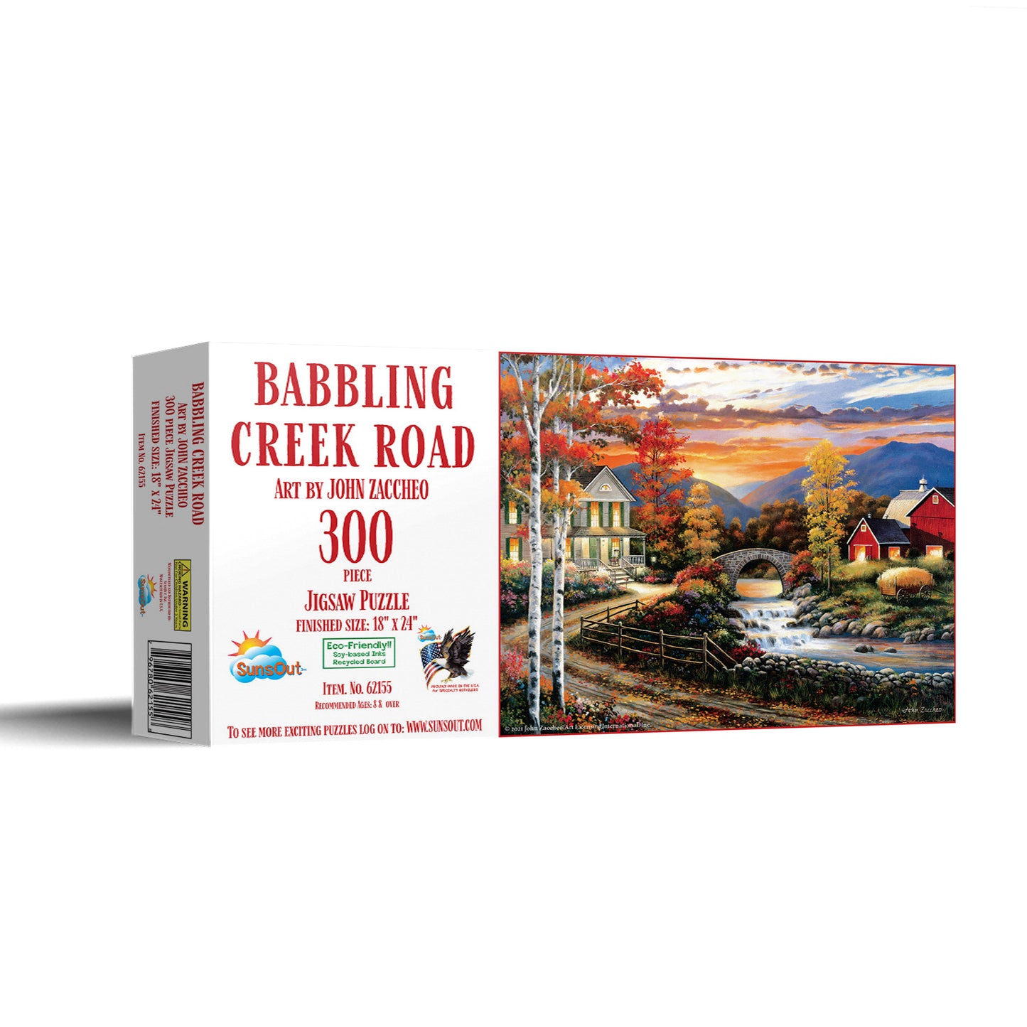 Babbling Creek Road 300 pc  Jigsaw Puzzle 62155