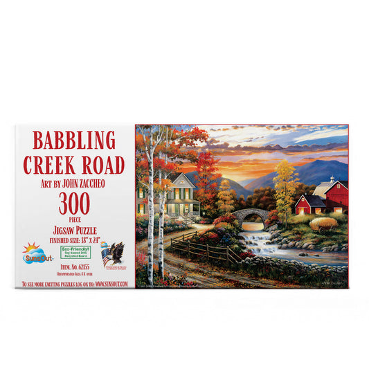 Babbling Creek Road 300 pc  Jigsaw Puzzle 62155